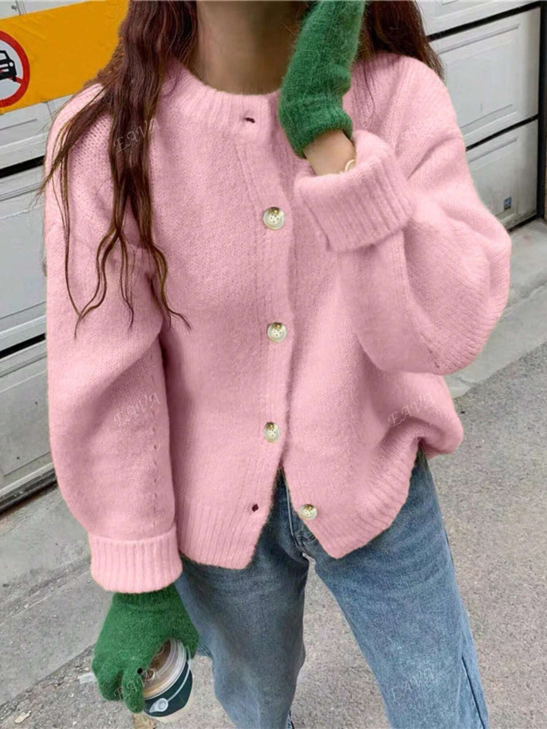 Cozy Button-Front Knit Sweater | Cashmere Style