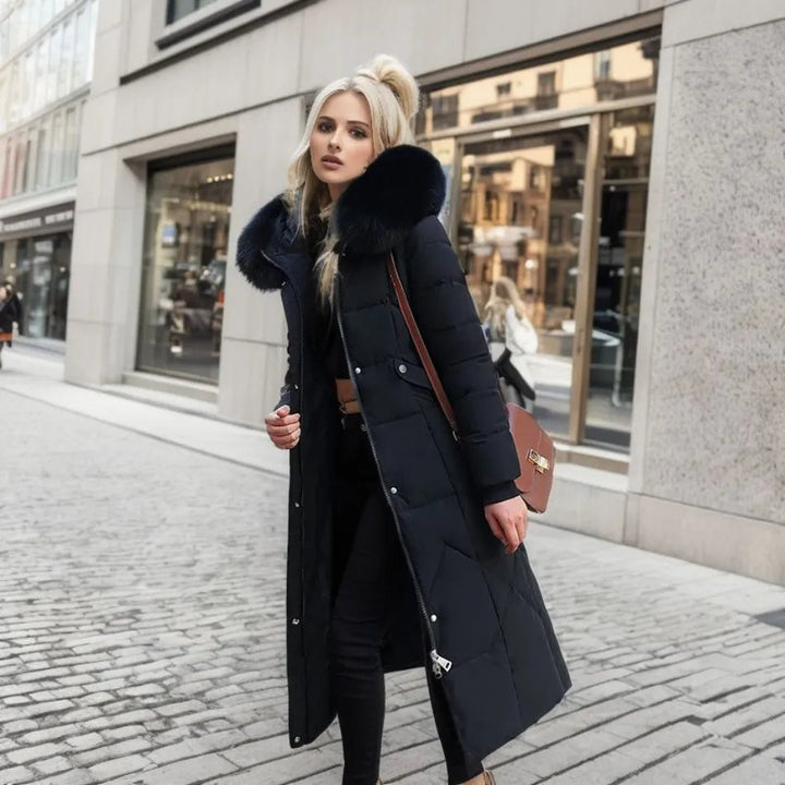Elegant Women's Winter Coat | Long Design