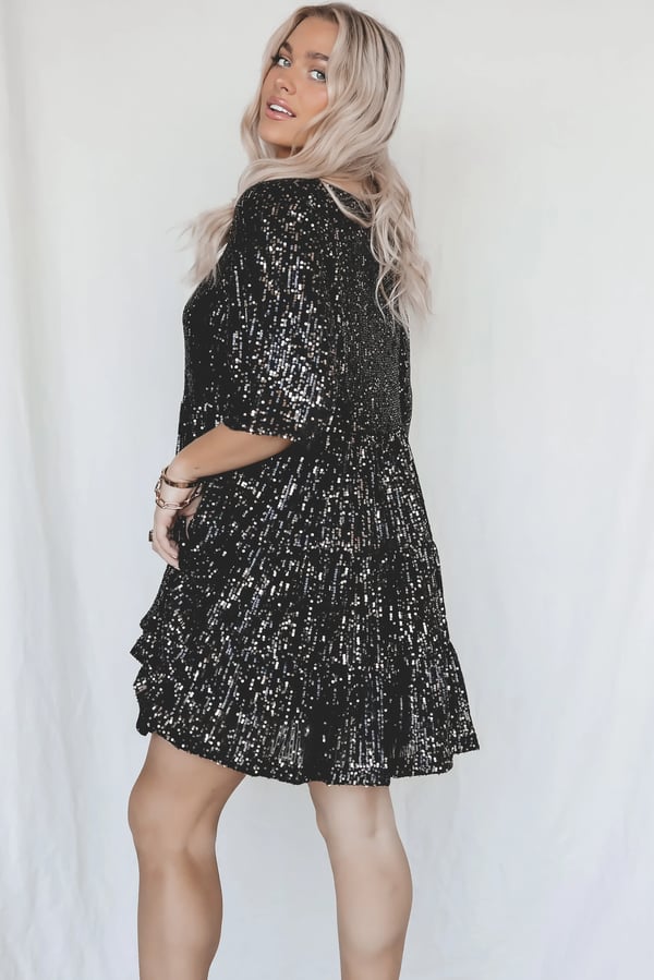 Azalea | Women's A-Line Sequin Party Dress