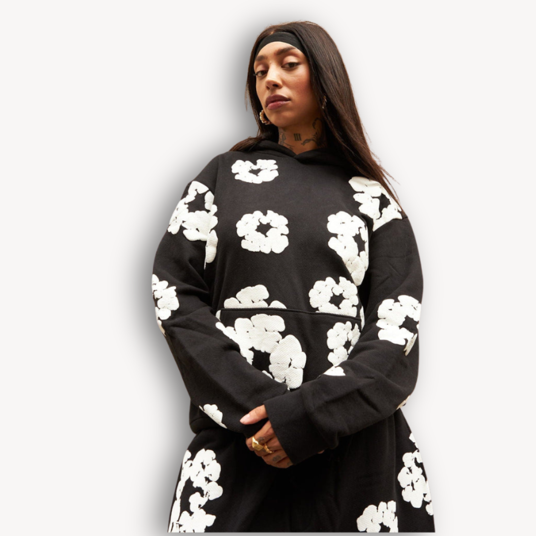 Unisex Cotton Wreath Hoodie & Jogger Set | Matching Set