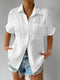 Renna | Women’s Relaxed Fit Short-Sleeve Button-Down Shirt