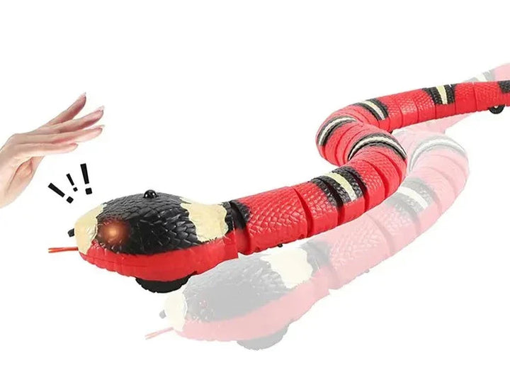 Smart Sensing Interactive Snake Toy for Cats & Small Dogs