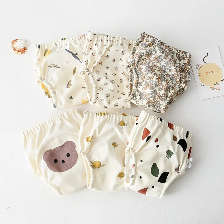 Set of 6 Soft and Breathable Toddler Underwear