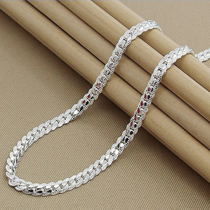 Giselle | Sterling Silver Glitter Necklace