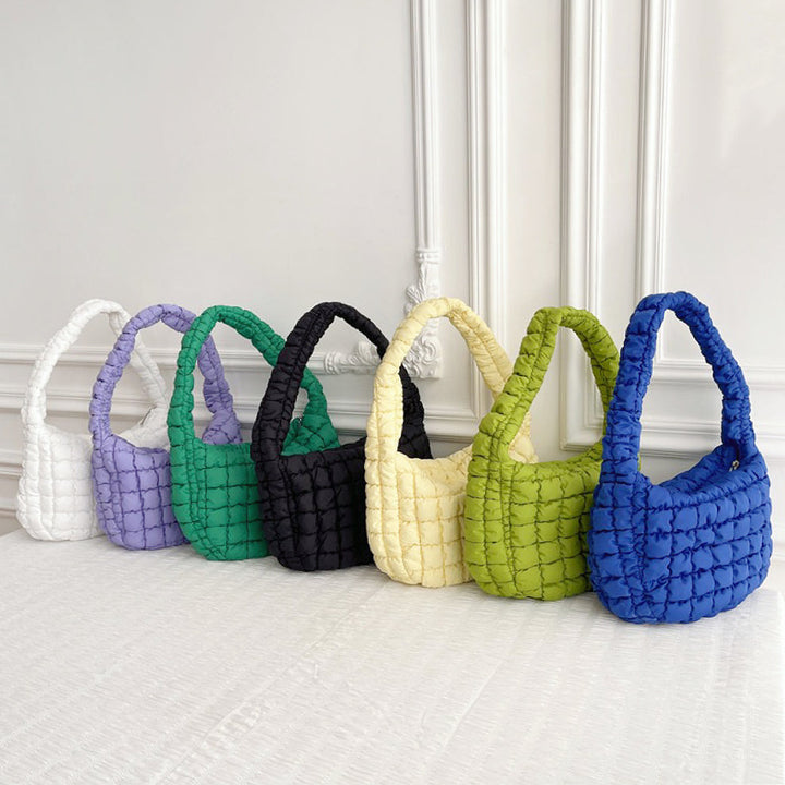 Kiora | Women’s Solid Color Puffer Shoulder Bag