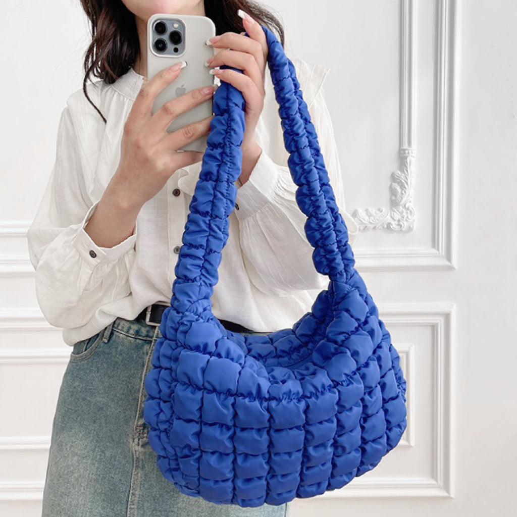 Kiora | Women’s Solid Color Puffer Shoulder Bag