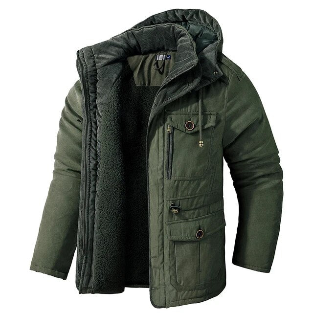 Mens Insulated Fur-Lined Winter Jacket | Fur Style