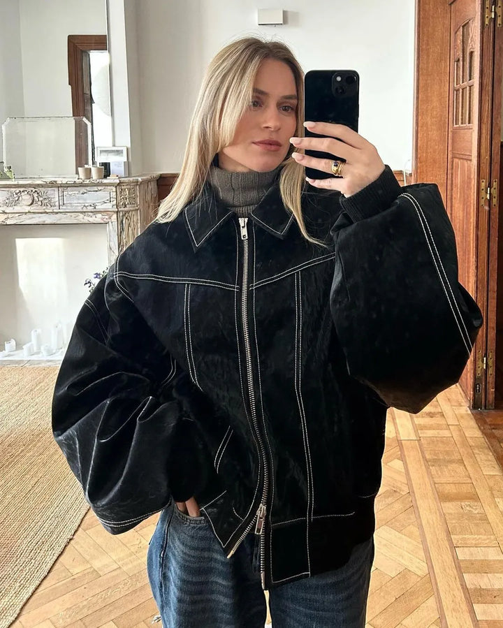 Women’s Oversized Bomber Jacket