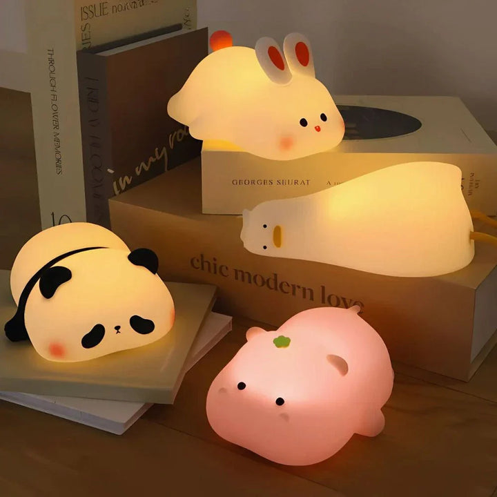 Touch-Control Animal Table Lamp For kids | Bedside Night Light