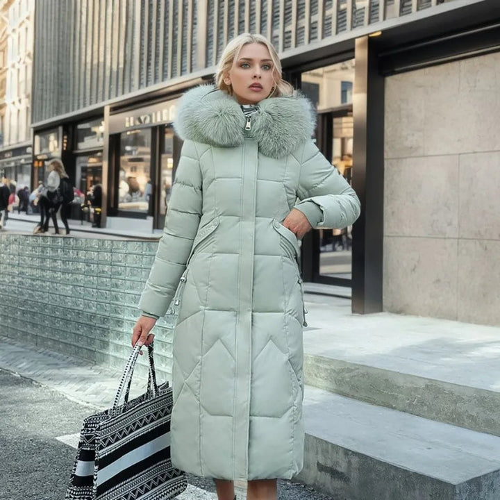 Elegant Women's Winter Coat | Long Design
