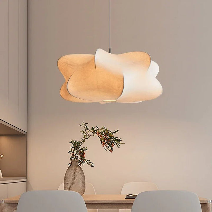 Meltor | Handmade Silk Hanging Light with Timeless Imperfection