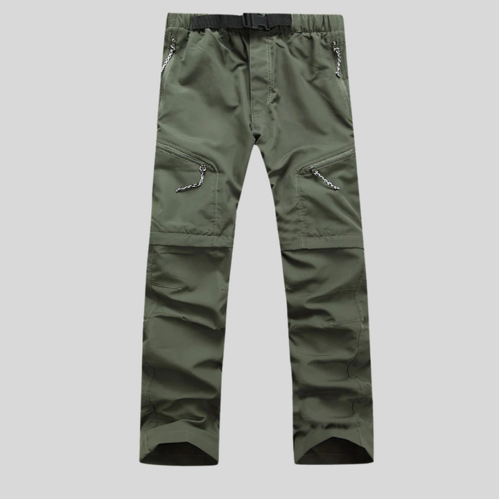 Convertible 2-in-1 Hiking Pants for Men | Zip-Off Cargo Style