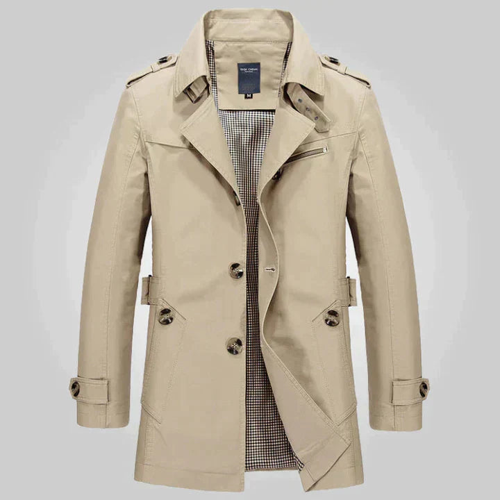 Men’s Classic Trench Coat | Formal & Casual Outerwear