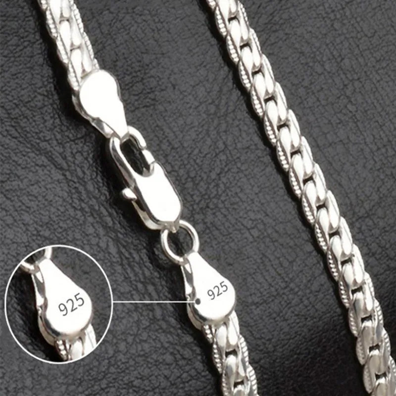 Giselle | Sterling Silver Glitter Necklace