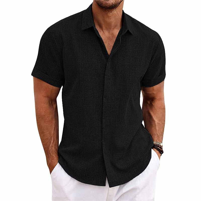 Feron | Men’s Short-Sleeve Linen Shirt