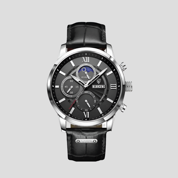 42 mm Men’s Classic Watch | Elegant Quartz Timepiece