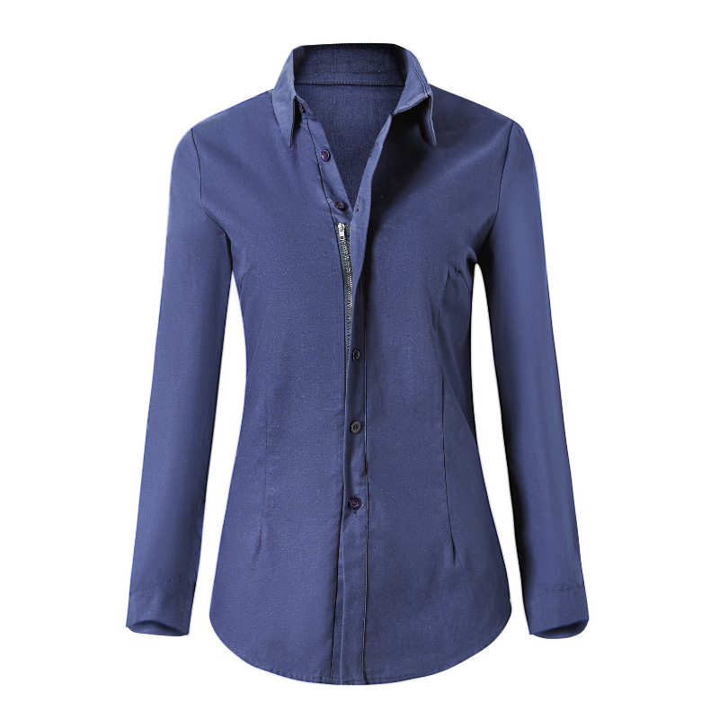 Elowen | Women’s Blouse with Back Zipper
