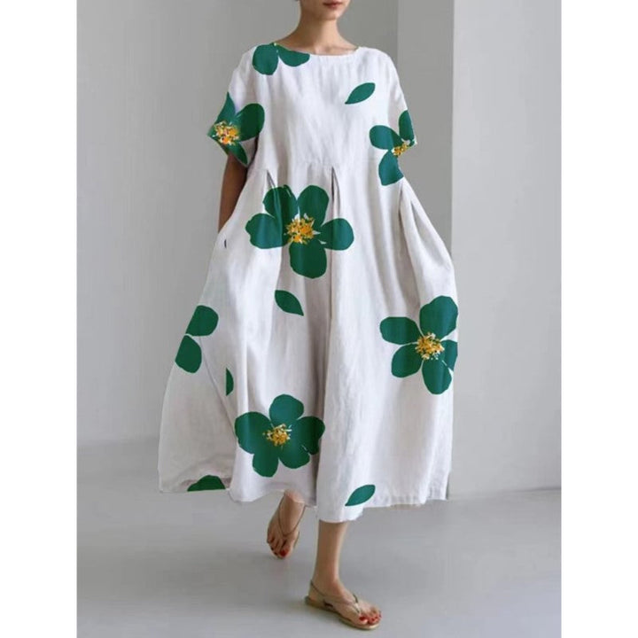 Women’s Loose Floral Dress | Relaxed Fit
