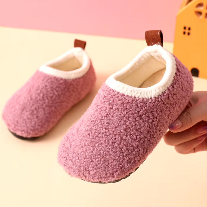 Warm, Lined Indoor Slippers for Toddlers & Small Children