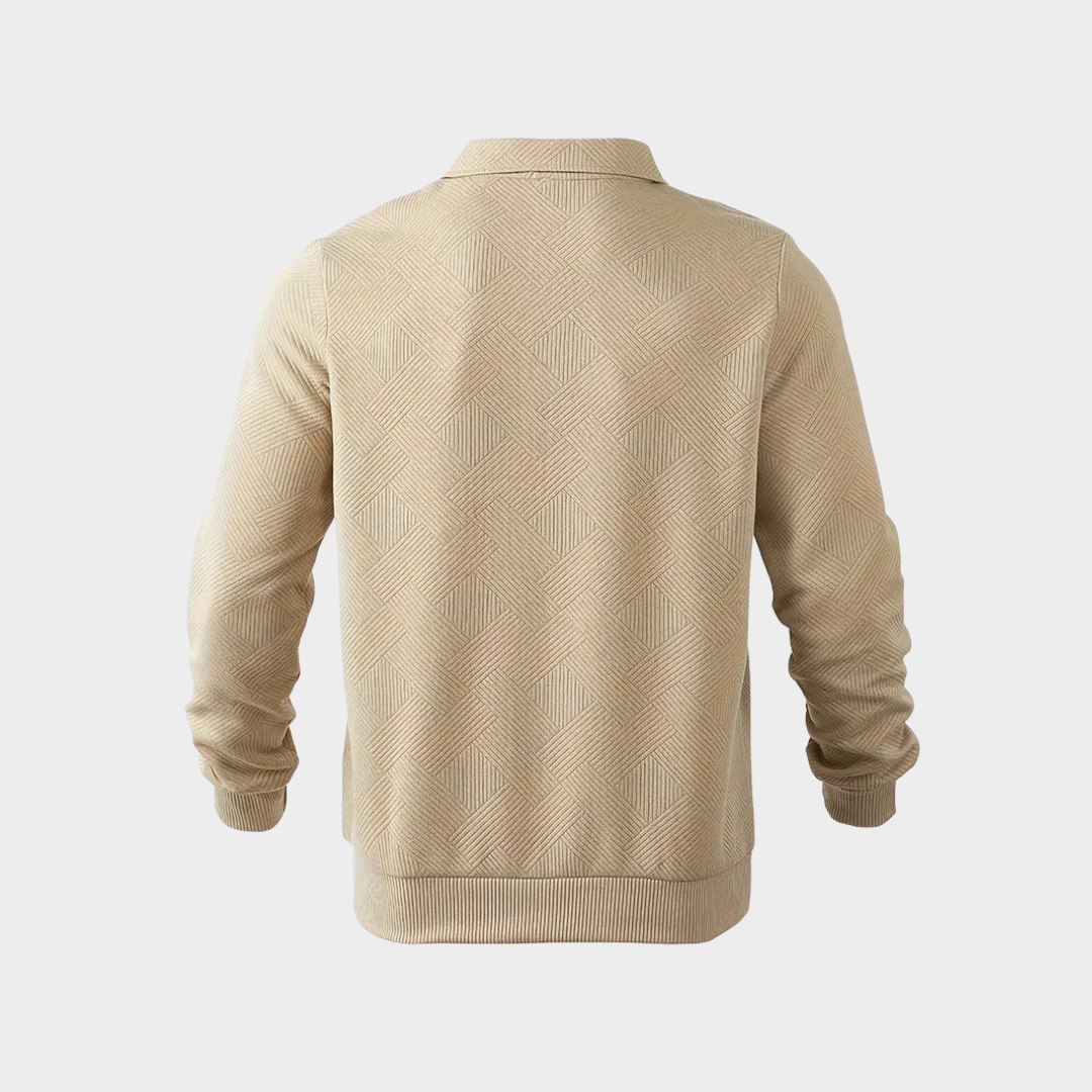 Evorn | Premium Men’s Quarter‑Zip Knit Sweater