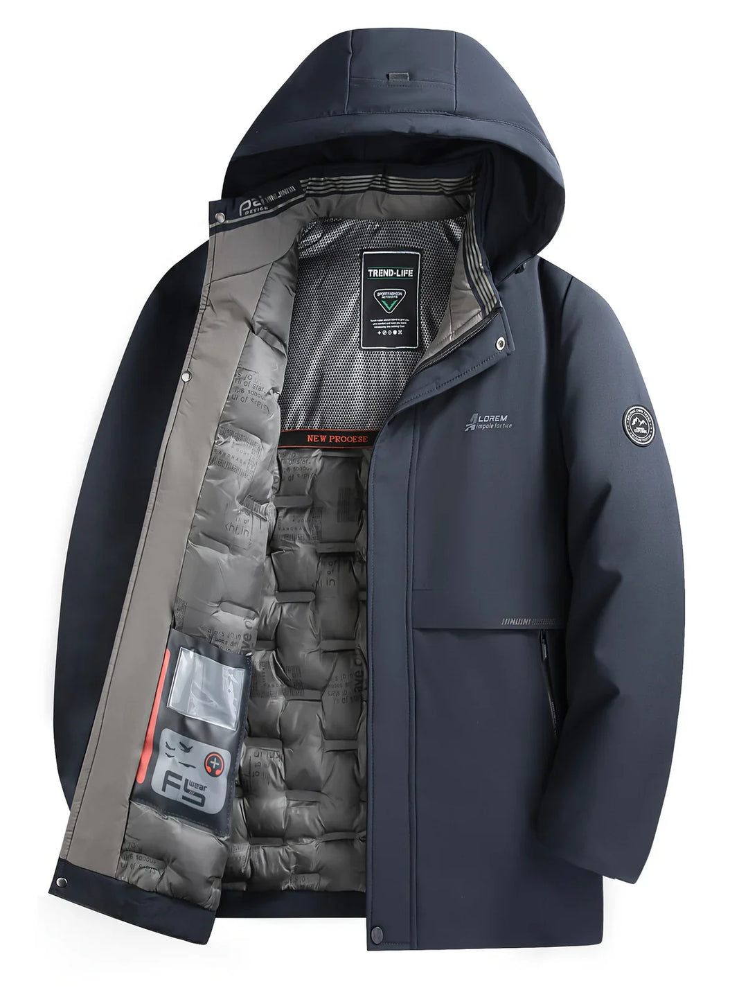 Men’s Waterproof Winter Jacket | Breathable & Warm