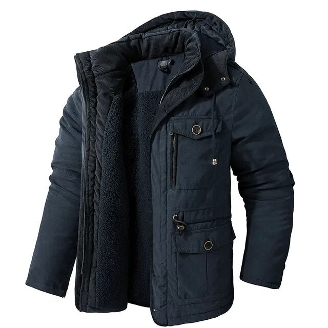 Mens Insulated Fur-Lined Winter Jacket | Fur Style