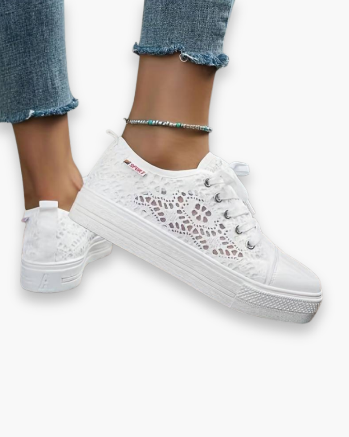 Evelyne | Women’s Elegant Lace Sneakers