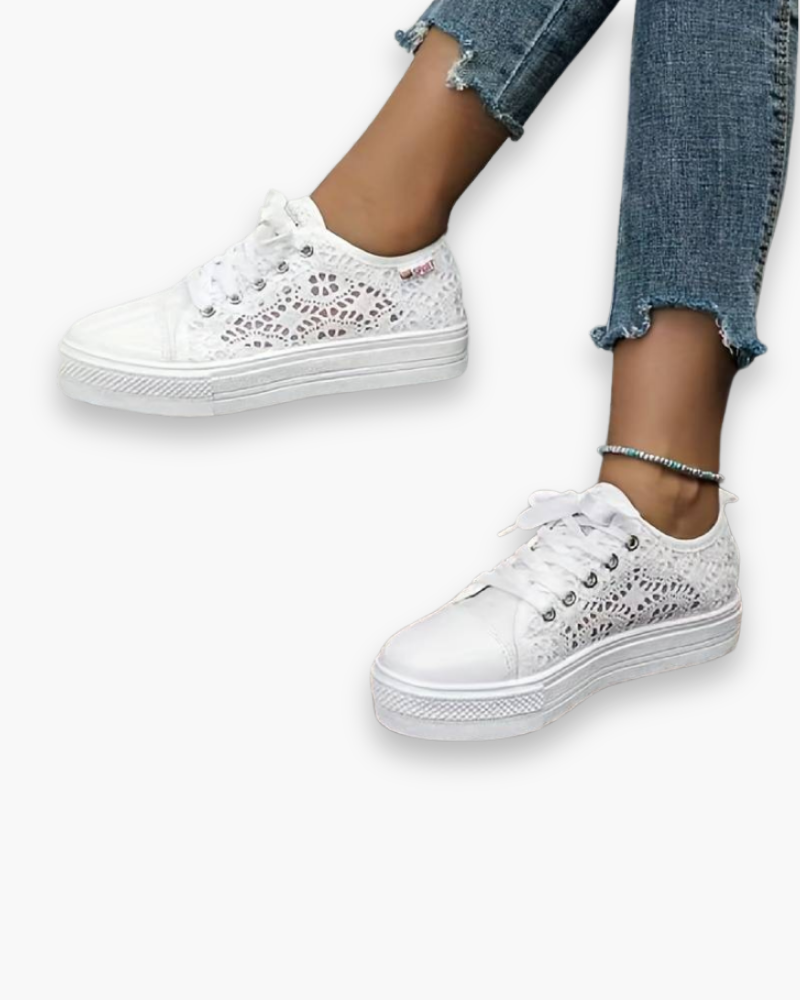 Evelyne | Women’s Elegant Lace Sneakers
