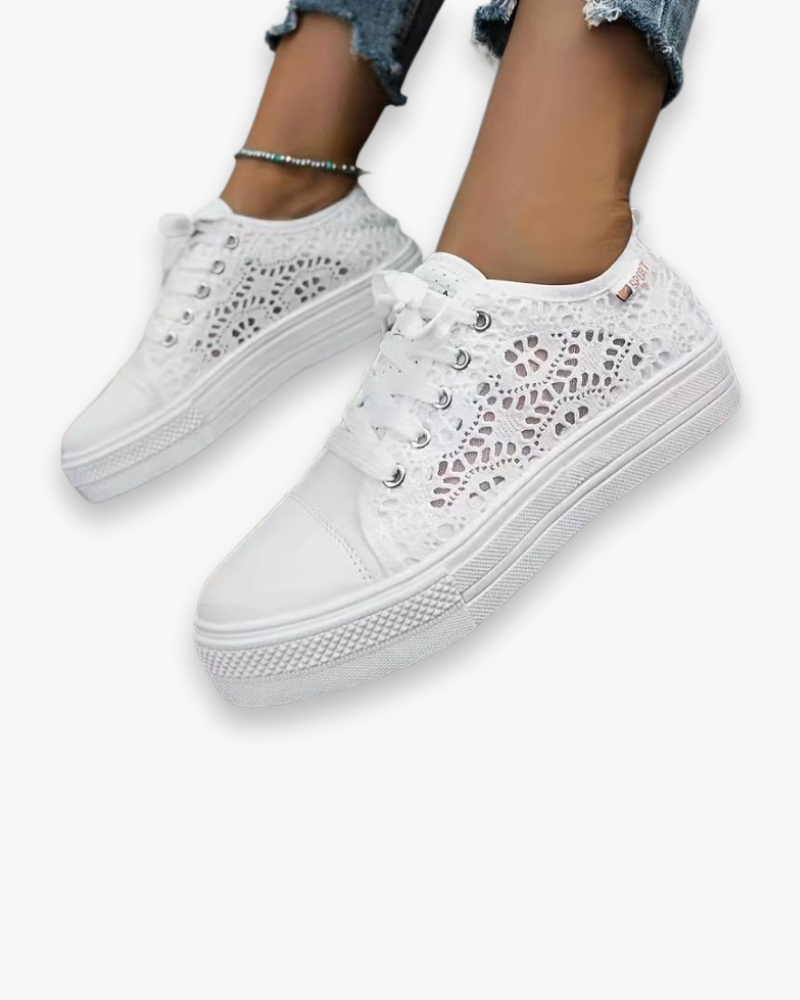 Evelyne | Women’s Elegant Lace Sneakers