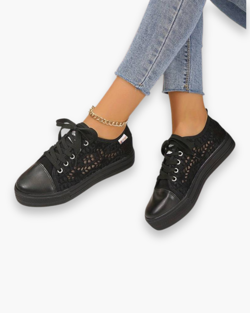 Evelyne | Women’s Elegant Lace Sneakers