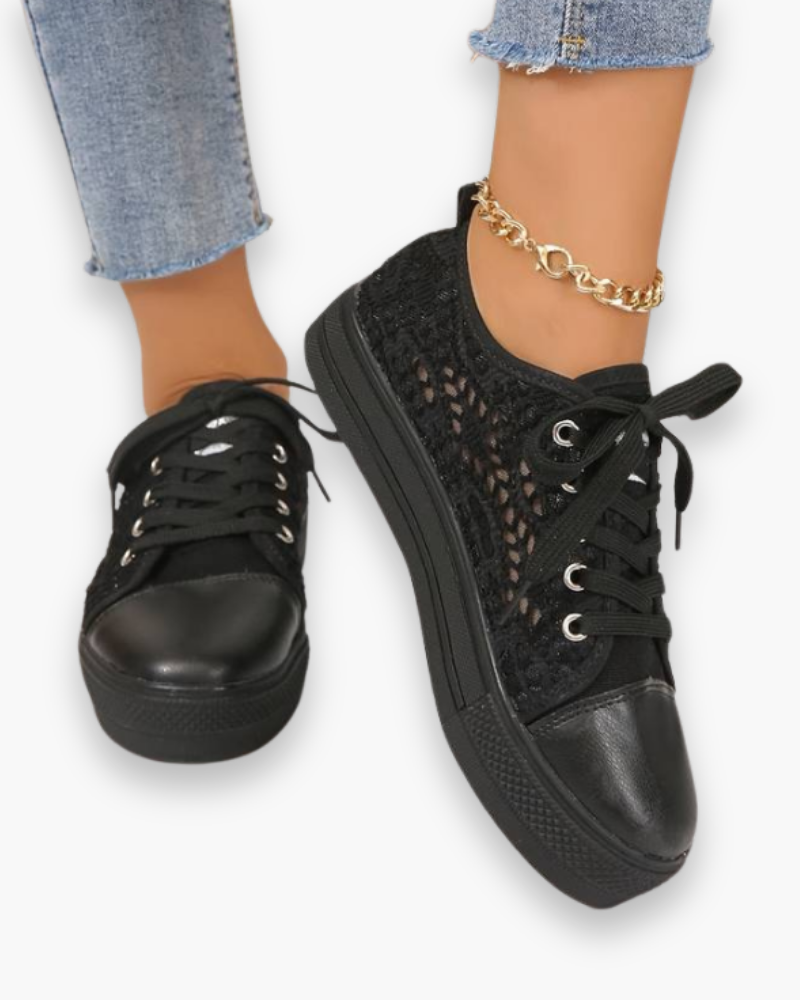 Evelyne | Women’s Elegant Lace Sneakers