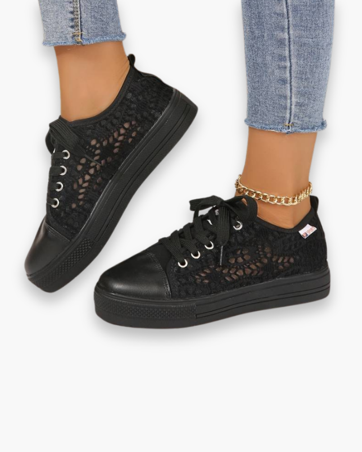 Evelyne | Women’s Elegant Lace Sneakers