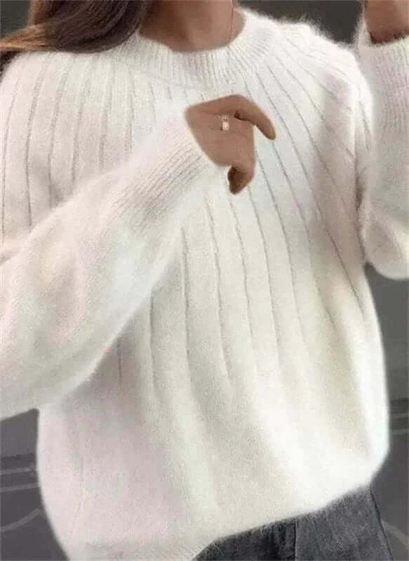 Women’s Fluffy Cashmere-Like Knit Jumper