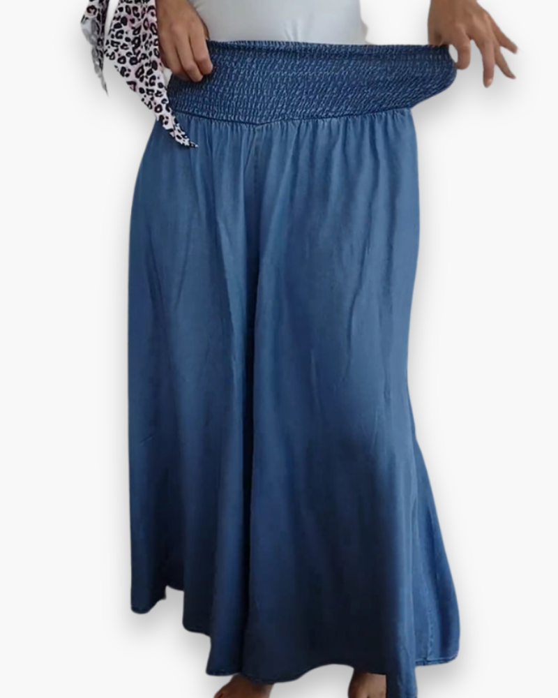 Isara | Women’s High-Waist Wide-Leg Summer Pants