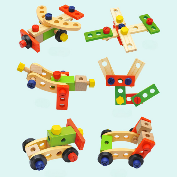 Wooden Tool Set For Children