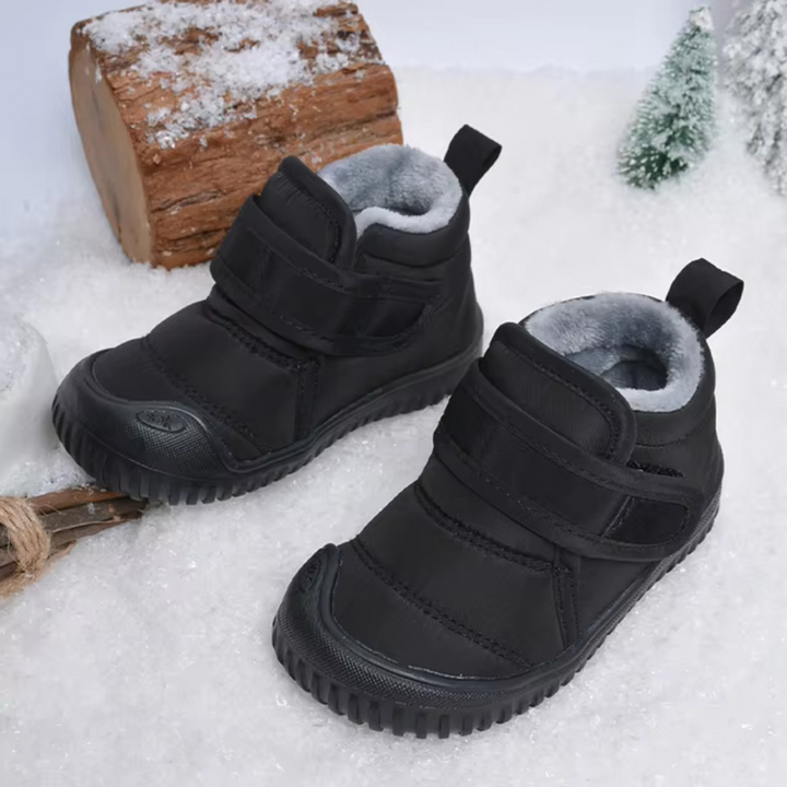 Kids Barefoot Snow Boots | Warm Lined Winter Sneakers