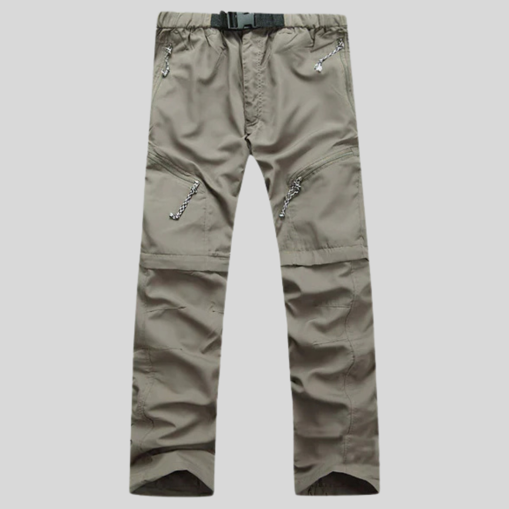 Convertible 2-in-1 Hiking Pants for Men | Zip-Off Cargo Style