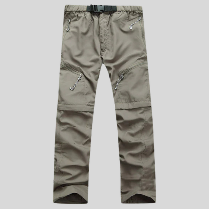 Convertible 2-in-1 Hiking Pants for Men | Zip-Off Cargo Style