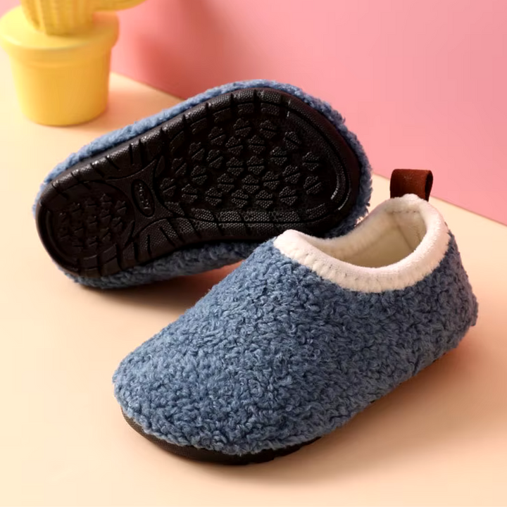 Warm, Lined Indoor Slippers for Toddlers & Small Children