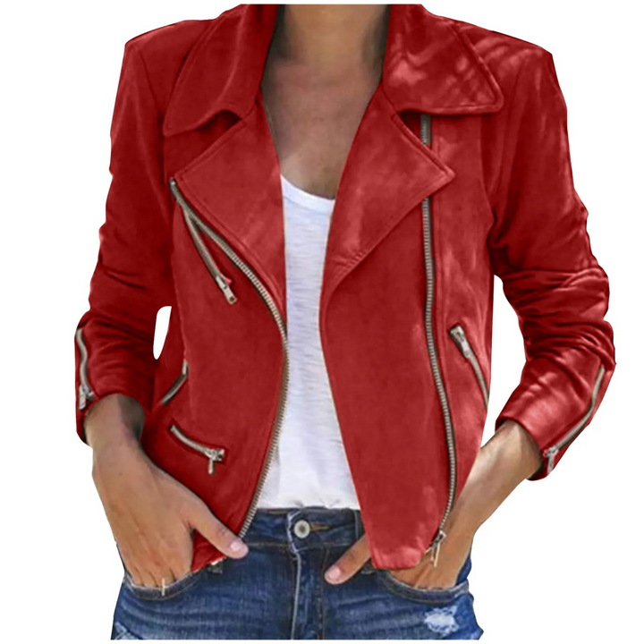 Women's Vintage Leather Jacket | Timeless Elegance