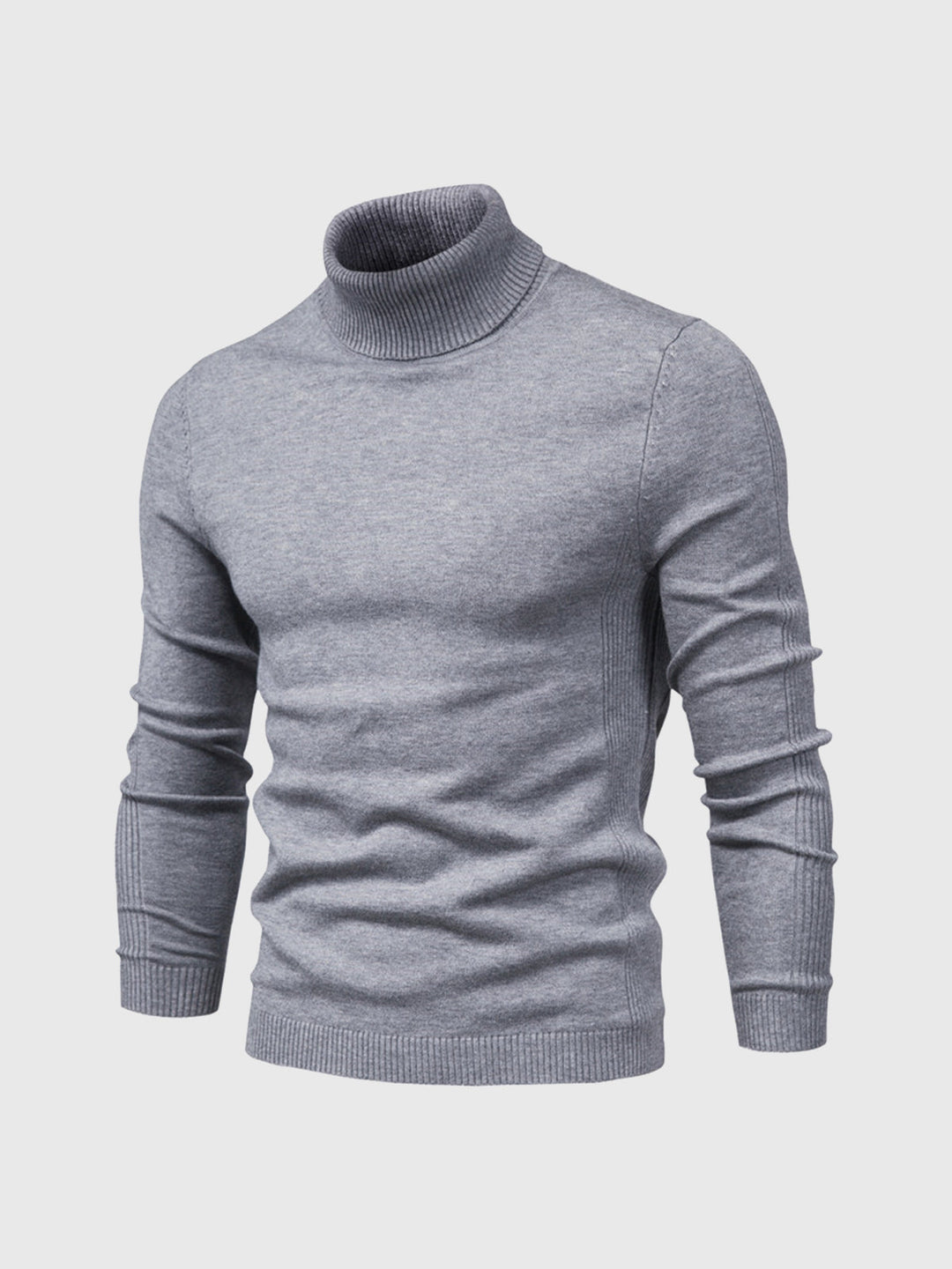 Men’s Soft Cotton Turtleneck Sweater