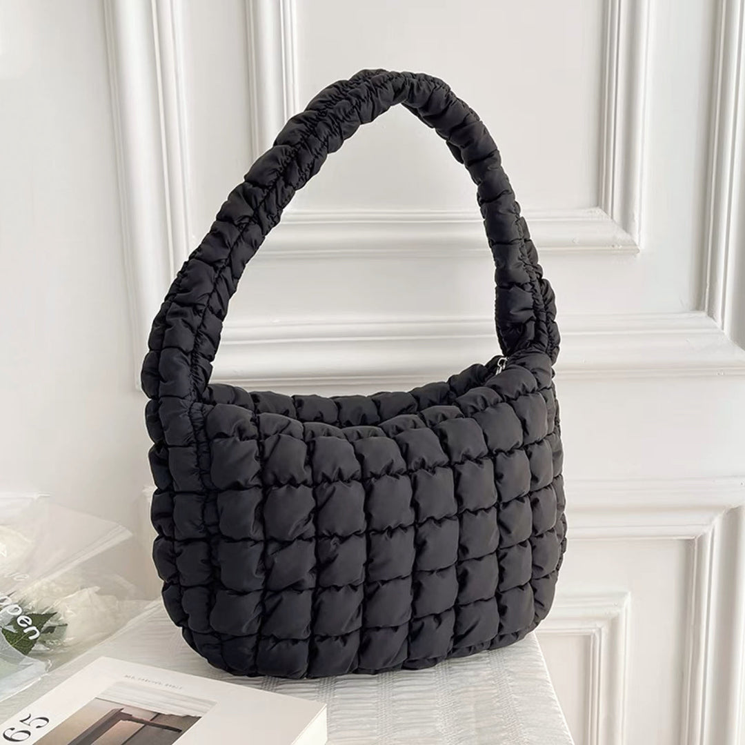Kiora | Women’s Solid Color Puffer Shoulder Bag