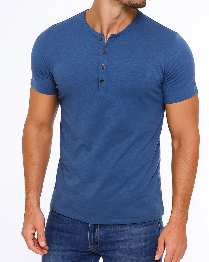 Westic | Men’s Casual Henley Shirt
