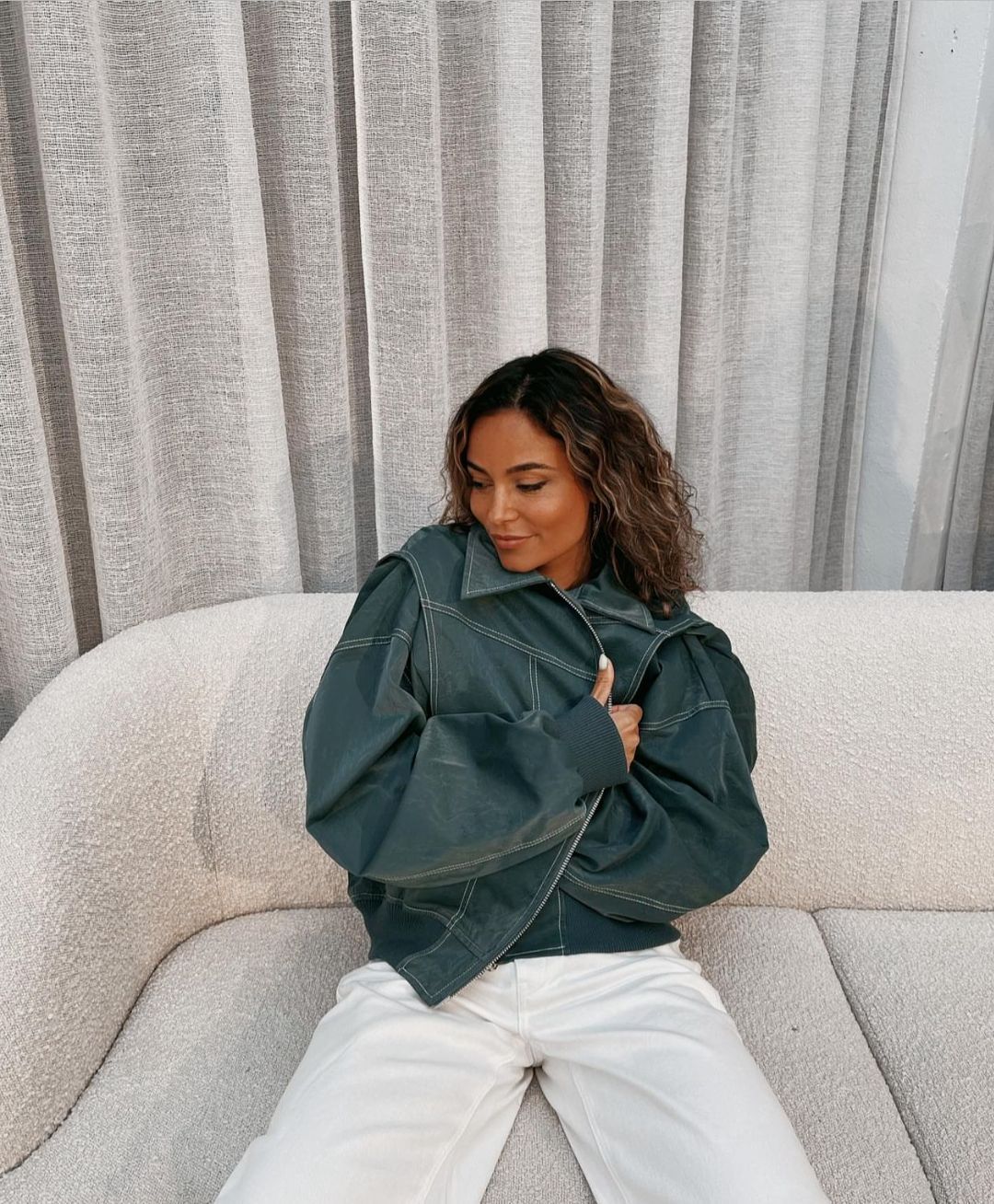 Women’s Oversized Bomber Jacket