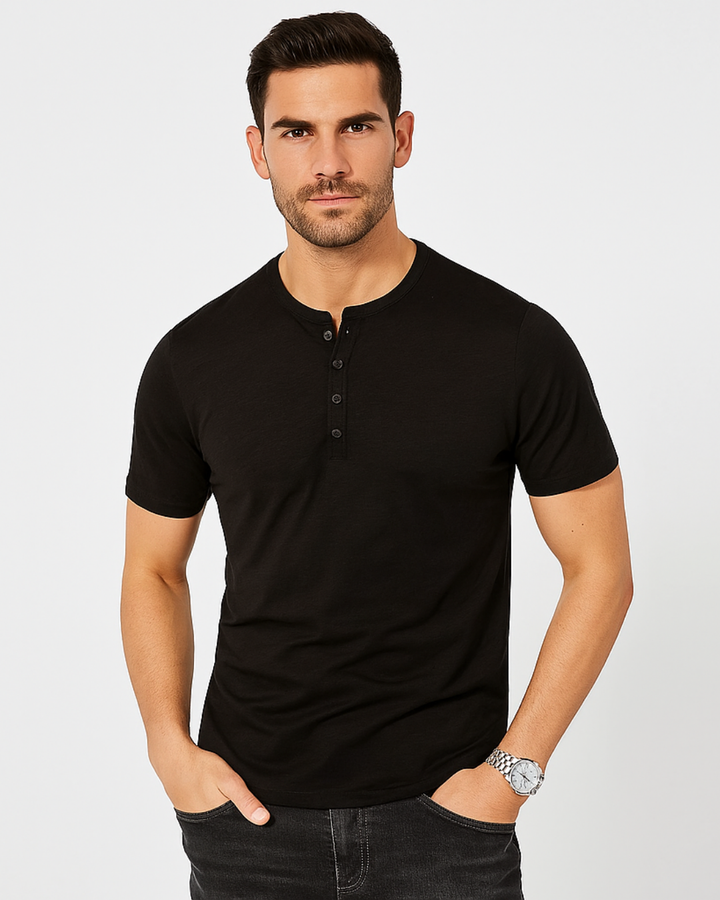 Westic | Men’s Casual Henley Shirt