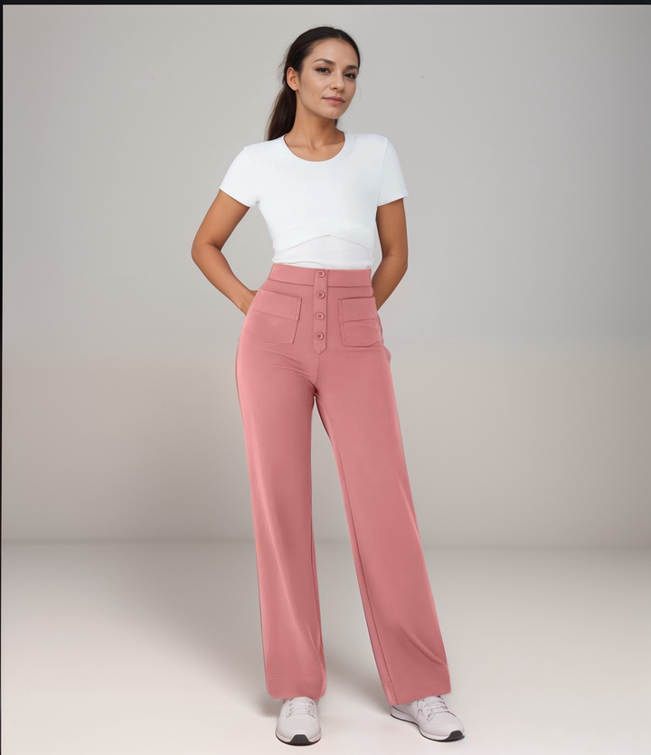 Trendy High-Waist Sculpt Pants for Women