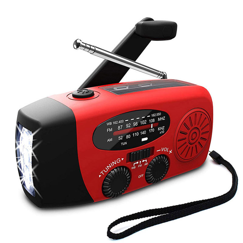 Multi-Function Emergency Radio Solar & Hand-Crank