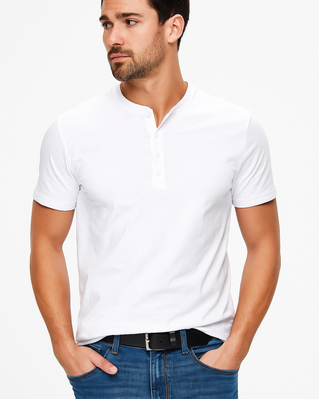 Westic | Men’s Casual Henley Shirt