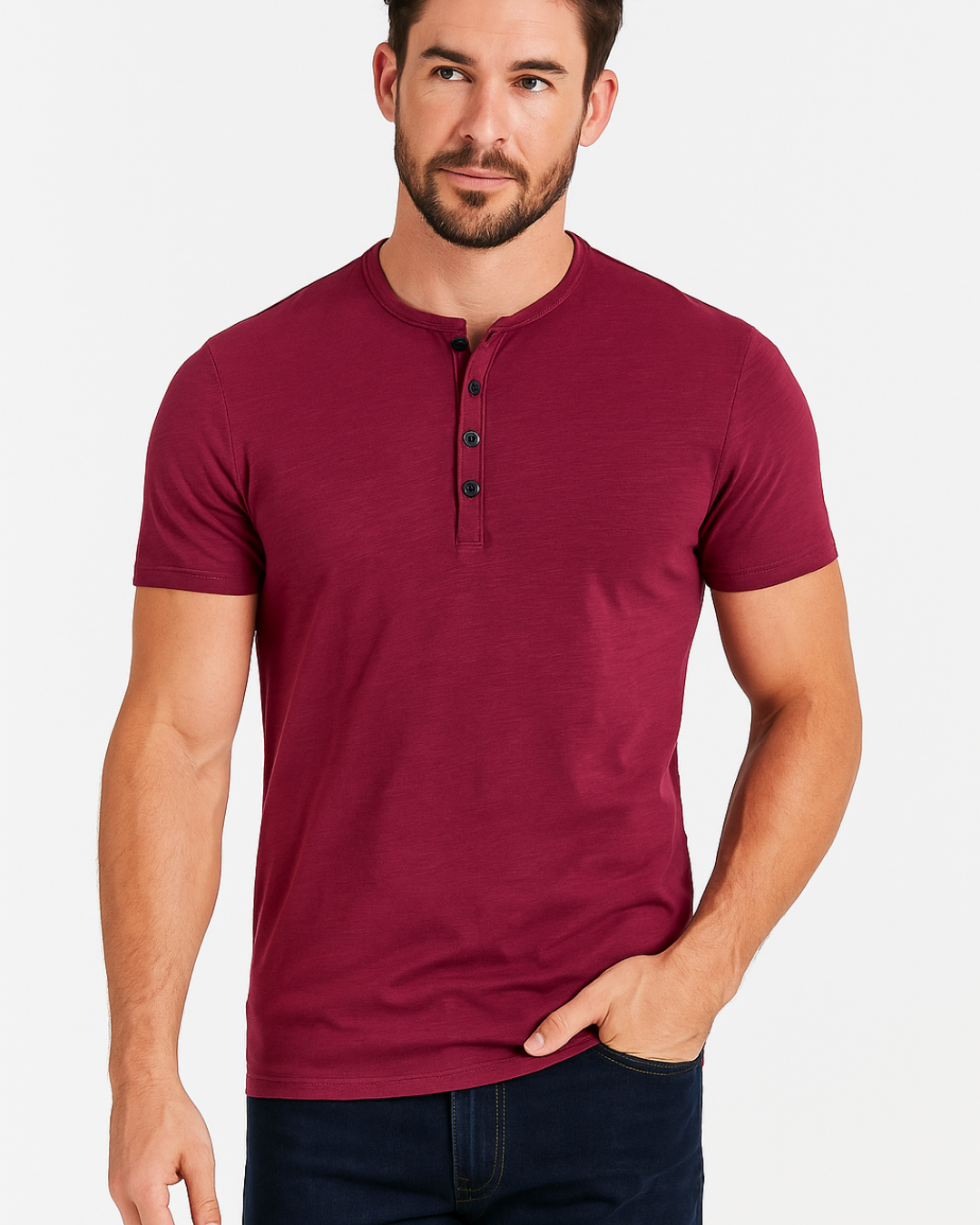 Westic | Men’s Casual Henley Shirt