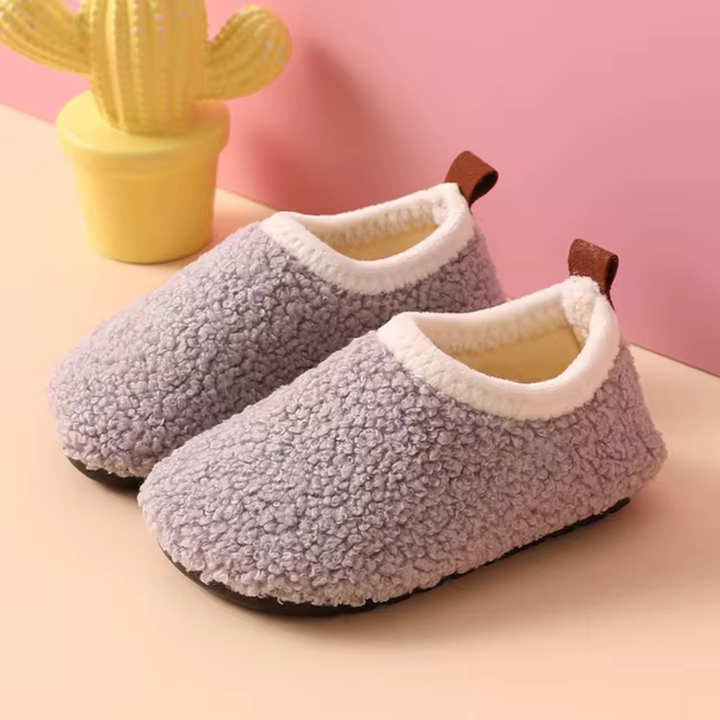 Warm, Lined Indoor Slippers for Toddlers & Small Children